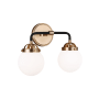Bellevue Orne 2 Light 14" Wide Bathroom Vanity Light Satin Bronze
