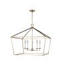 Bellevue Moselle 5 Light 28" Wide Taper Candle Chandelier Satin Brass