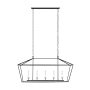 Bellevue Moselle 5 Light 50" Wide Taper Candle Chandelier Midnight Black