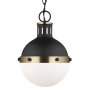 Bellevue Loire 8" Wide Mini Pendant Midnight Black