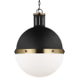 Bellevue Loire 16" Wide Pendant Midnight Black