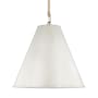 Bellevue Sarthe 15" Wide Pendant Antique White