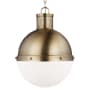 Bellevue Loire 13" Wide Pendant Satin Bronze