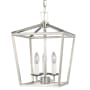 Bellevue Moselle 3 Light 10" Wide Taper Candle Mini Pendant Brushed Nickel