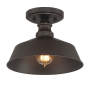 Bellevue 10" Wide Semi-Flush Ceiling Fixture Oil Rubbed Bronze