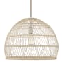 Bellevue 20" Wide Pendant Natural Rattan
