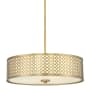 Bellevue 3 Light 18" Wide Pendant Natural Brass