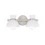 Bellevue 2 Light 17" Wide Vanity Light Brushed Nickel