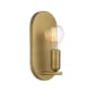 Bellevue 12" Tall Wall Sconce Natural Brass