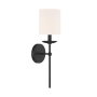 Bellevue 19" Tall Wall Sconce Matte Black