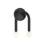 Bellevue 2 Light 9" Tall Wall Sconce Matte Black