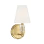 Bellevue 12" Tall Wall Sconce Natural Brass