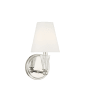 Bellevue 12" Tall Wall Sconce Polished Nickel