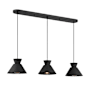 Bellevue 3 Light 40" Wide Linear Pendant Matte Black