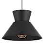 Bellevue 12" Wide Pendant Matte Black