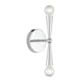Bellevue 2 Light 10" Tall Bathroom Sconce Chrome
