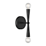 Bellevue 2 Light 10" Tall Bathroom Sconce Matte Black