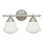 Bellevue Kash 2 Light Vanity Light Satin Nickel