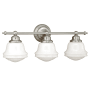 Bellevue Kash 3 Light Vanity Light Satin Nickel