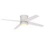 Bellevue Danya 52" 4 Blade LED Indoor Ceiling Fan with Frosted Glass Shade Matte White