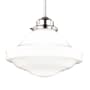 Bellevue Kash Single Light 12" Wide Pendant Satin Nickel