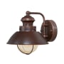 Bellevue Iker 8" Tall Outdoor Wall Sconce Burnished Bronze