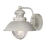 Bellevue Iker 8" Tall Outdoor Wall Sconce Brushed Nickel
