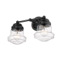 Bellevue Caesarion 2 Light 16" Wide Vanity Light Matte Black