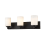 Bellevue Irene 3 Light 23" Wide Bathroom Vanity Light Matte Black