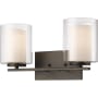 Bellevue Sylvia 2 Light 15" Wide Bathroom Vanity Light Olde Bronze