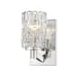 Bellevue Luella 9" Tall Bathroom Sconce Chrome