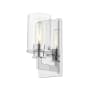 Bellevue Tillie 10" Tall Bathroom Sconce Chrome