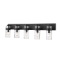 Bellevue Vibius 5 Light 44" Wide Vanity Light Matte Black