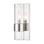Bellevue Antigoneia 12" Tall Bathroom Sconce Polished Nickel