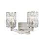 Bellevue Luella 2 Light 14" Wide Vanity Light Brushed Nickel