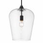 Bellevue Celia 12" Wide Pendant Matte Black