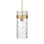 Bellevue Vibius 6" Wide Mini Pendant Rubbed Brass