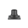 Bellevue Square 6" Wide Pier Mount Base Oiled Bronze