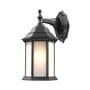 Bellevue Marya 12" Tall Outdoor Wall Sconce Black