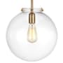 Bellevue Rhine 12" Wide Pendant Satin Brass