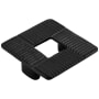 Belwith Keeler Omni 1-3/4" Center to Center Modern Designer Open Square Solid Brass Cabinet Handle / Drawer Pull from the Bijou Collection Matte Black