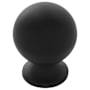 Belwith Keeler Bijou Akoya 3/4" Round Sphere Ball Cabinet / Drawer / Furniture Knob Matte Black