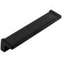 Belwith Keeler Linea 3" Center to Center Rectangular Angled Flush Mount 5-1/8" Long Cabinet Handle / Drawer Pull from the Bijou Collection Matte Black