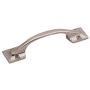 Belwith Keeler Vintage 1900 3" Center to Center Solid Brass Thick Arch Bow Cabinet Handle / Drawer Pull Polished Nickel