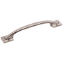 Belwith Keeler Vintage 1900 5-1/16" Center to Center Solid Brass Thick Arch Bow Surface Mount Cabinet Handle / Drawer Pull Polished Nickel