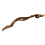 Belwith Keeler Amaranta 5-1/16" (128 mm) Center to Center Solid Brass Designer Scroll Luxury Cabinet Handle / Drawer Pull Vintage Bronze Nickel