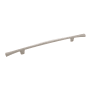 Belwith Keeler Olivet 8-13/16" Center to Center Organic Curved Cabinet Bar Handle / Drawer Bar Pull Satin Nickel