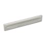 Belwith Keeler Ingot 5-1/16" Center to Center (128 mm) Solid Rectangular Cabinet Handle / Drawer Pull with Finger Indent Satin Nickel