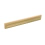 Belwith Keeler Ingot 6-5/16 Inch (160 mm) Center to Center Solid Rectangle Cabinet Handle / Drawer Pull with Finger Indents Brushed Golden Brass