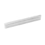 Belwith Keeler Ingot 6-5/16 Inch (160 mm) Center to Center Solid Rectangle Cabinet Handle / Drawer Pull with Finger Indents Chrome